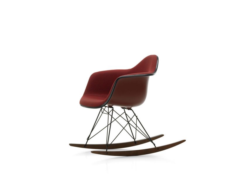 Eames Plastic Armchair RAR Schaukelstuhl Vollgepolstert Vitra